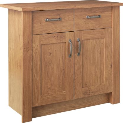 An Image of Argos Home Ohio 2 Door 2 Drawer Sideboard - Oak Effect