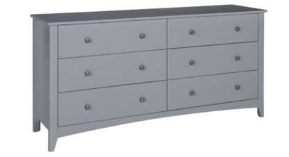 0a33cdf72b39c3f1678234874dfba4e901a2add046663371a1aa4f7f50de4112.jpg An Image of Habitat Minato 6 Drawer Chest - Grey