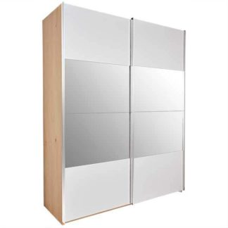 An Image of Modello Sliding Wardrobe With Mirror