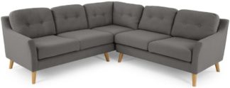 An Image of Rufus Corner Sofa, Rhino Grey