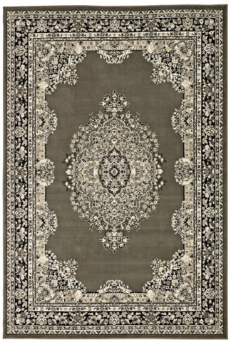 An Image of Homemaker Bukhura Traditional Rug - 200x290cm - Grey