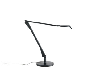 An Image of Kartell Aledin Table Lamp Tec Matte Black