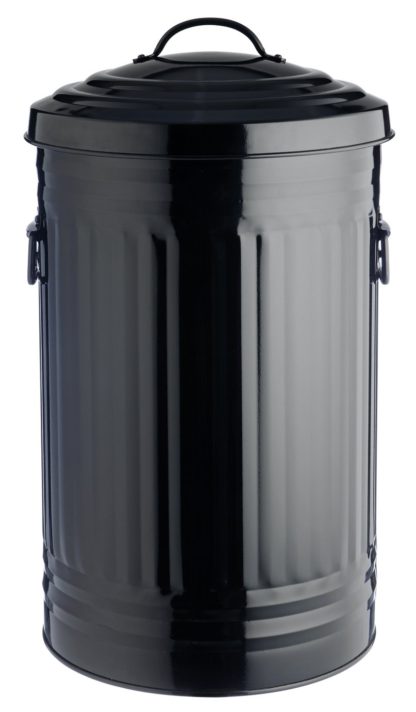 An Image of Habitat Alto 52 Litre Kitchen Bin - Galvanised Steel