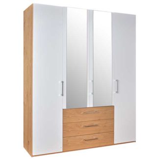 An Image of Modello 3 Drawer Hinged Wardrobe