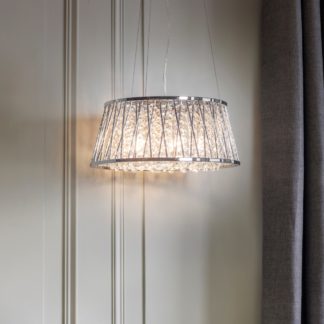 An Image of Florala 5 Light Pendant Fitting Chrome