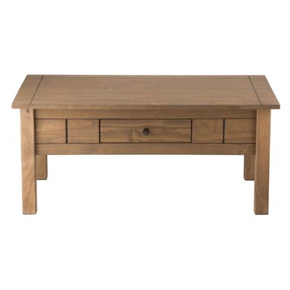An Image of Santiago Pine Coffee Table Natural