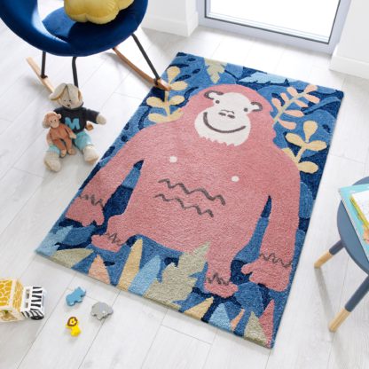 1997916c161d028c5fb03f569eea68f5baea76d94a5cfa2e8bd30b99799671a8.jpg An Image of Jungle Monkey Rug Natural (Brown)