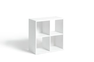 An Image of Habitat Squares 4 Cube Storage Unit - White