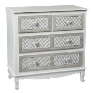 An Image of Brittany Chest of Drawers White