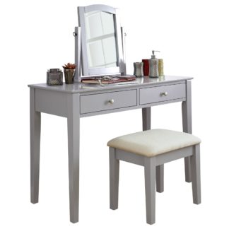 An Image of Hattie Dressing Table Set Grey