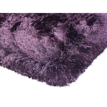 An Image of Plush Hand Woven Rug Purple