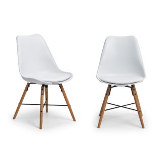An Image of Kari Set of 2 Dining Chairs White