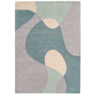 An Image of Luella Hand Tufted Rug Sky