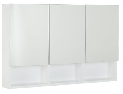An Image of Argos Home 3 Door Mirrored Wall Cabinet