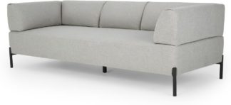 An Image of Made Essentials Kiva 3 Seater Sofa, Hail Grey