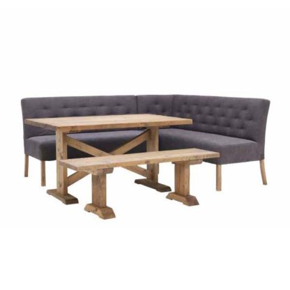 2075d5ab7a83c4a45083a20b8818b1ab51814a55c59d97e8862b67240c0b297c.jpg An Image of Medina Right Hand Facing Corner Bench with Newsham Table and Bench
