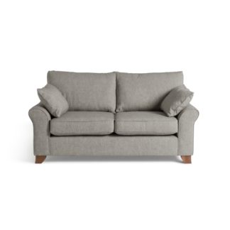 An Image of Habitat Gracie 3 Seater Fabric Sofa - Grey