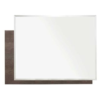 An Image of Lutyen Mirror Grey And Taupe