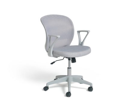 An Image of Habitat Beck Mesh Office Chair - Grey