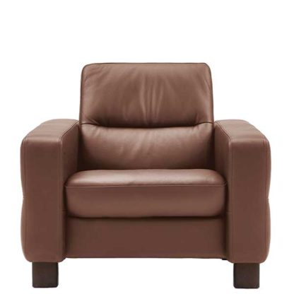 An Image of Stressless Wave Low Back Chair Leather
