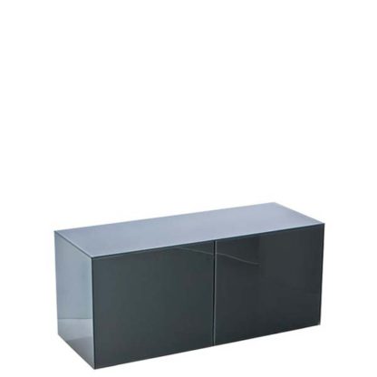 An Image of Intelligent Concept 110cm High Gloss 2 Door TV Unit Choice Of Colour