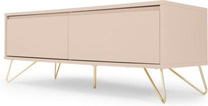 26fbffad1a08e42a437f3fa1dd26f2e2a5566265e09fcc713bd1afd81353808c.jpg An Image of Elona Media Unit, Pink and Brass