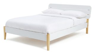 An Image of Habitat Hanna Small Double Bed Frame - Two Tone