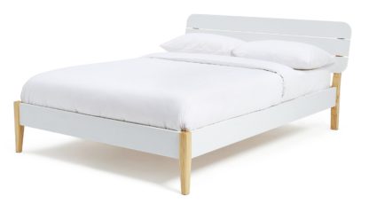 An Image of Habitat Hanna Small Double Bed Frame - Two Tone