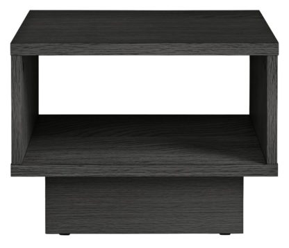 An Image of Habitat Cubes 1 Shelf End Table - Black