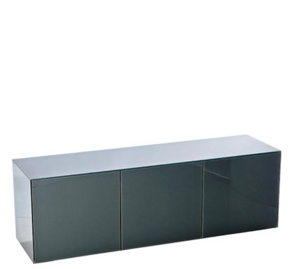 2d6c10e48850dfddac2ec3a2adf7f4c0dea772b51bbbe2c71a1648ee209a80a9.jpg An Image of Express Delivery Intelligent Concept 150cm High Gloss 3 Door TV Unit