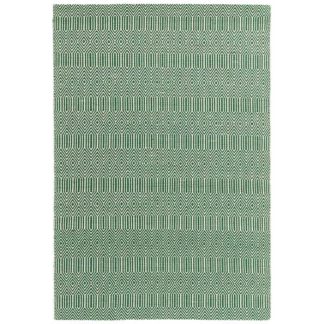 An Image of Sloan Cotton and Wool Rug Green