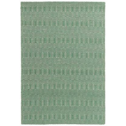 An Image of Sloan Cotton and Wool Rug Green