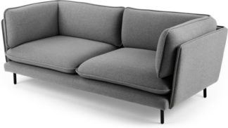 An Image of Wes 3 Seater Sofa, Elite Grey