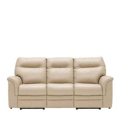 An Image of Parker Knoll Hudson 3 Seater Recliner Sofa Leather