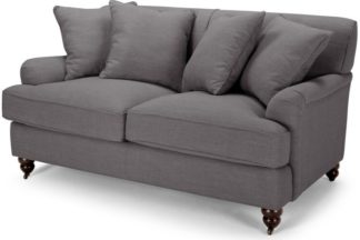 An Image of Orson 2 Seater Sofa, Scatterback, Graphite Grey
