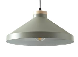 An Image of Argos Home Skandi Metal Pendant - Grey