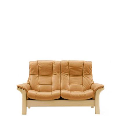An Image of Stressless Buckingham High Back 2 Seater Choice of Leather