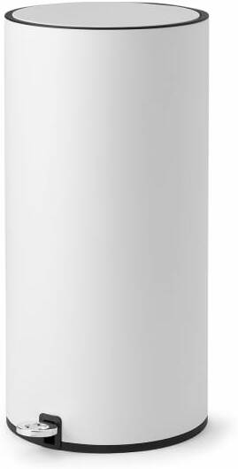 An Image of Volda 25L Pedal Bin, White