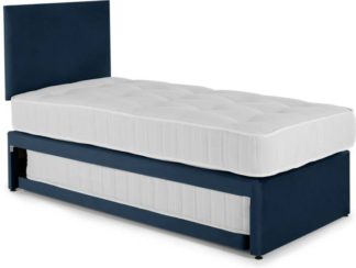 An Image of Hyron Guest Bed with 2 Mattresses, Blue Velvet