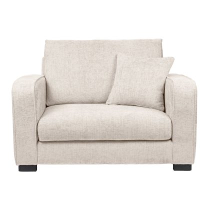 An Image of Carson Chunky Chenille Snuggle Chair Pebble
