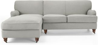 An Image of Orson Left Hand Facing Chaise End Corner Sofa, Chic Grey