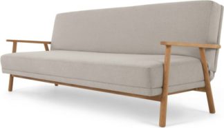 An Image of Lars 3 Seater Sofa Bed, Salcombe Beige