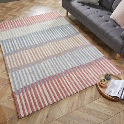 An Image of Linear Stripe Rug Linear Stripe Mono