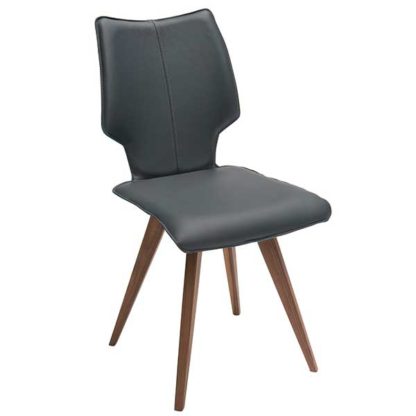 An Image of Tulip Dining Chair Apollo Leather
