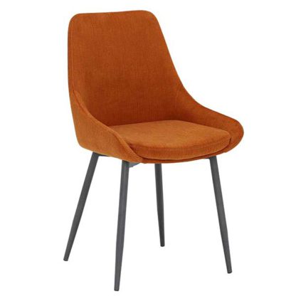 3a76d49e7b9238125c3582199c384197577c635bb1e9ab7f6cb92363ff8d4093.jpg An Image of Emmett Dining Chair Orange