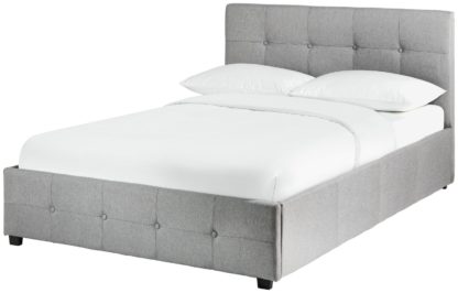 An Image of Habitat Eros Ottoman Superking Bed Frame - Grey