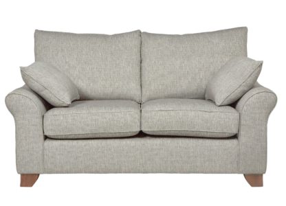 An Image of Habitat Gracie 2 Seater Fabric Sofa - Grey