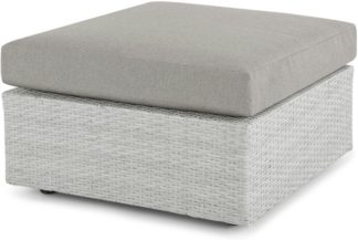 An Image of Cordon Garden Modular Ottoman, Grey