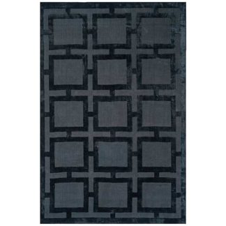 An Image of Katherine Carnaby Eaton Hand Woven Rug Black