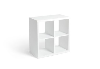 An Image of Habitat Squares Plus 4 Cube Storage Unit - Black